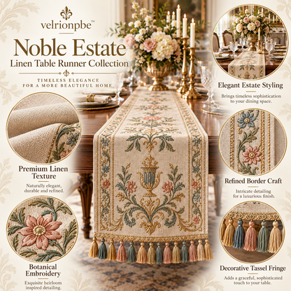 𝒗𝒆𝒍𝒓𝒊𝒐𝒏𝒑𝒃𝒆™ Noble Estate Linen Table Runner Collection