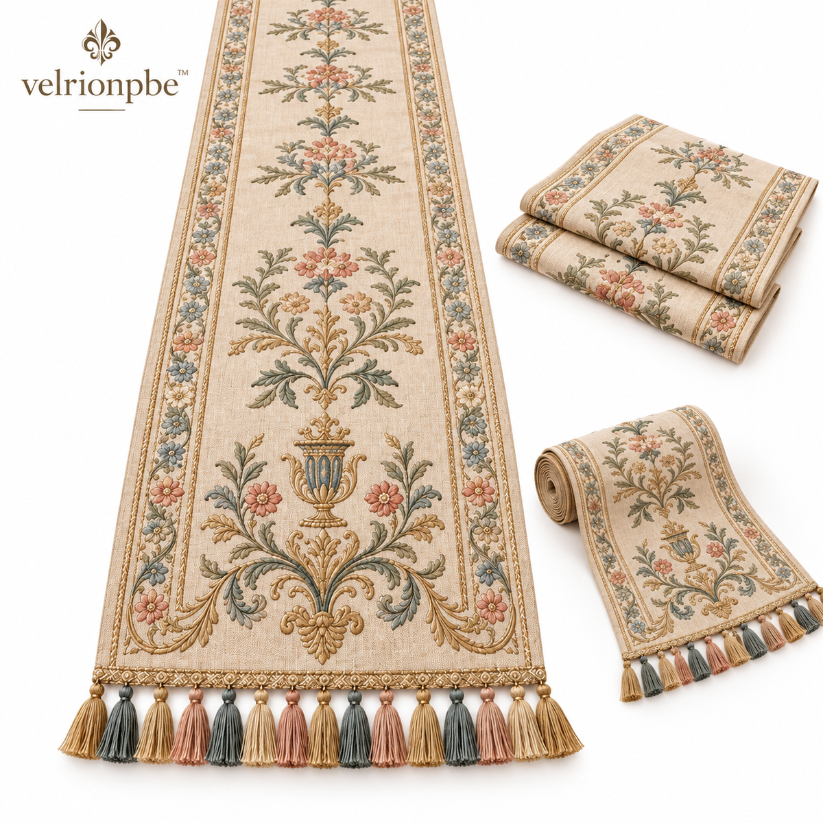 𝒗𝒆𝒍𝒓𝒊𝒐𝒏𝒑𝒃𝒆™ Noble Estate Linen Table Runner Collection